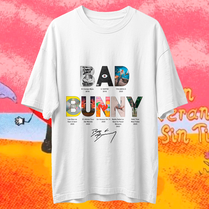 Camiseta BAD BUNNY | 2016-2025