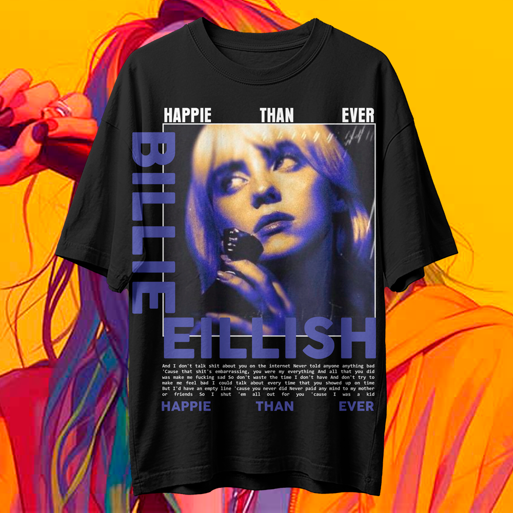 Camiseta BILLIE EILLISH | HAPPIE THAN EVER