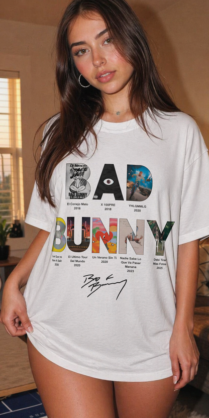 Camiseta BAD BUNNY | 2016-2025